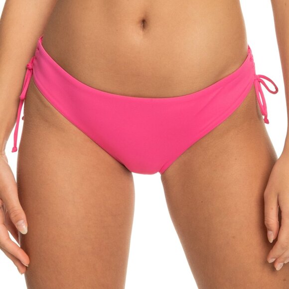 Roxy Women's Beach Classics Bikini Bottoms Shocking Pink Size Medium - Picture 1 of 1